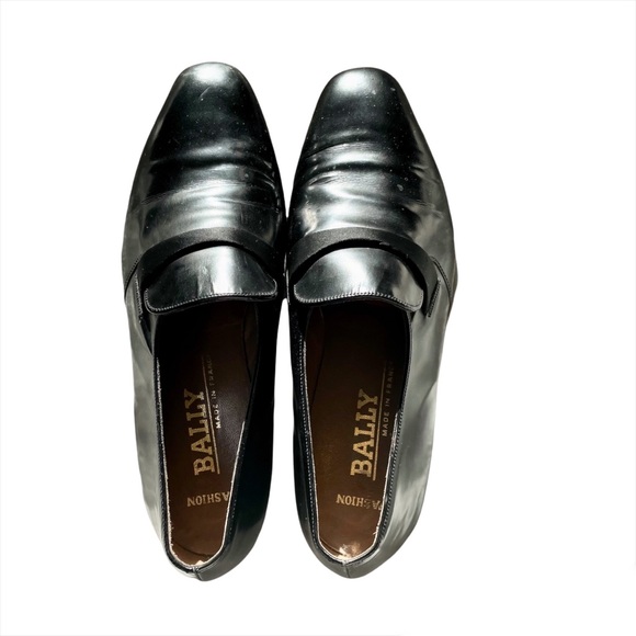 Rochester Bally Mens Shoes Black Sz. 8M S - Picture 7 of 15